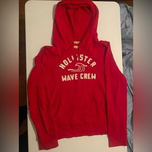 Hollister Red Hoodie  size XL
